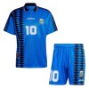 Oficiální Fotbalový Dres Argentina 10 Hostující Retro 1994 pro Děti